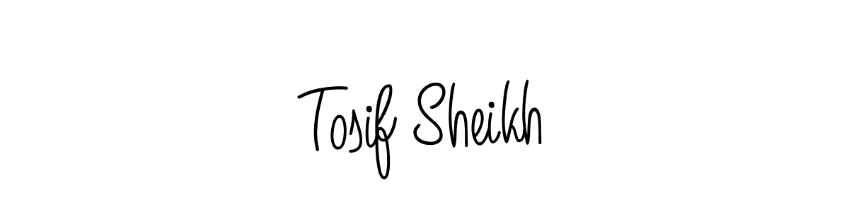 Similarly Angelique-Rose-font-FFP is the best handwritten signature design. Signature creator online .You can use it as an online autograph creator for name Tosif Sheikh. Tosif Sheikh signature style 5 images and pictures png