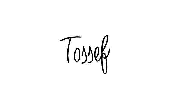 Best and Professional Signature Style for Tossef. Angelique-Rose-font-FFP Best Signature Style Collection. Tossef signature style 5 images and pictures png