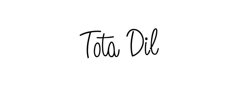 Similarly Angelique-Rose-font-FFP is the best handwritten signature design. Signature creator online .You can use it as an online autograph creator for name Tota Dil. Tota Dil signature style 5 images and pictures png