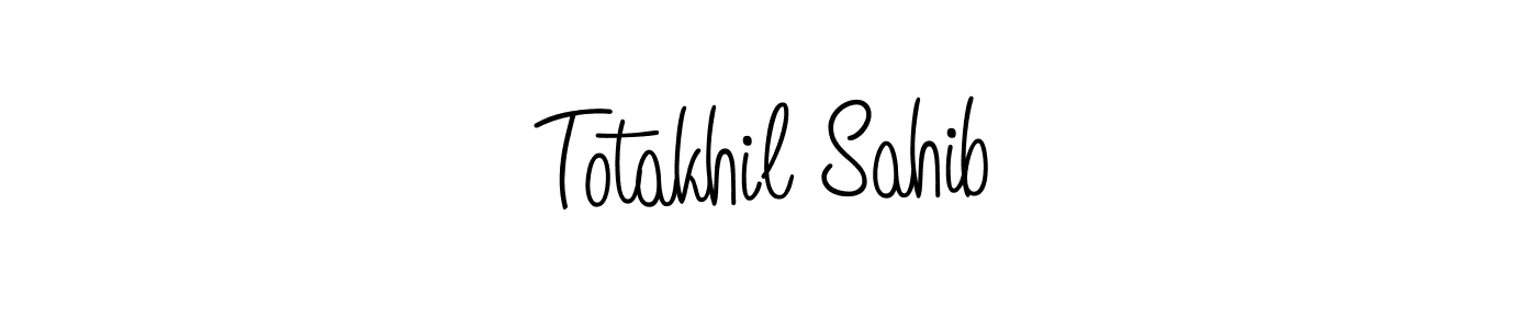 Check out images of Autograph of Totakhil Sahib name. Actor Totakhil Sahib Signature Style. Angelique-Rose-font-FFP is a professional sign style online. Totakhil Sahib signature style 5 images and pictures png