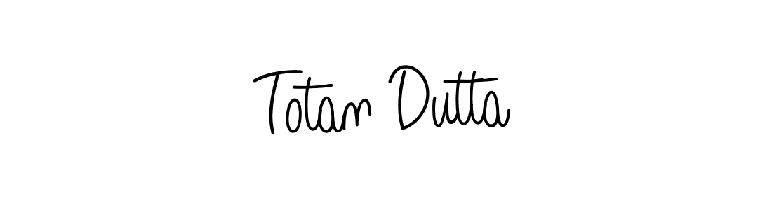 if you are searching for the best signature style for your name Totan Dutta. so please give up your signature search. here we have designed multiple signature styles  using Angelique-Rose-font-FFP. Totan Dutta signature style 5 images and pictures png