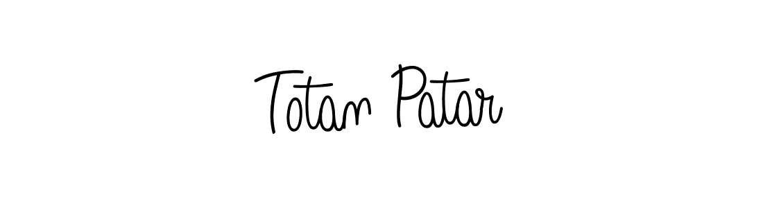 Create a beautiful signature design for name Totan Patar. With this signature (Angelique-Rose-font-FFP) fonts, you can make a handwritten signature for free. Totan Patar signature style 5 images and pictures png