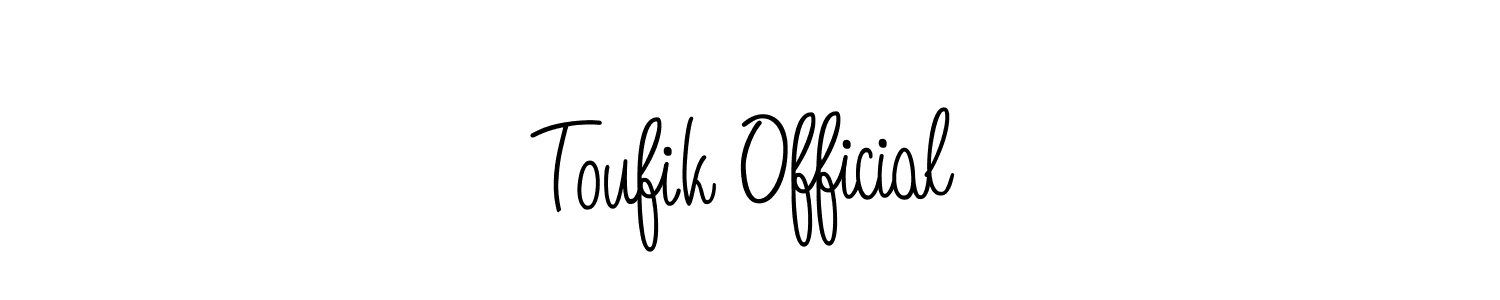Once you've used our free online signature maker to create your best signature Angelique-Rose-font-FFP style, it's time to enjoy all of the benefits that Toufik Official name signing documents. Toufik Official signature style 5 images and pictures png
