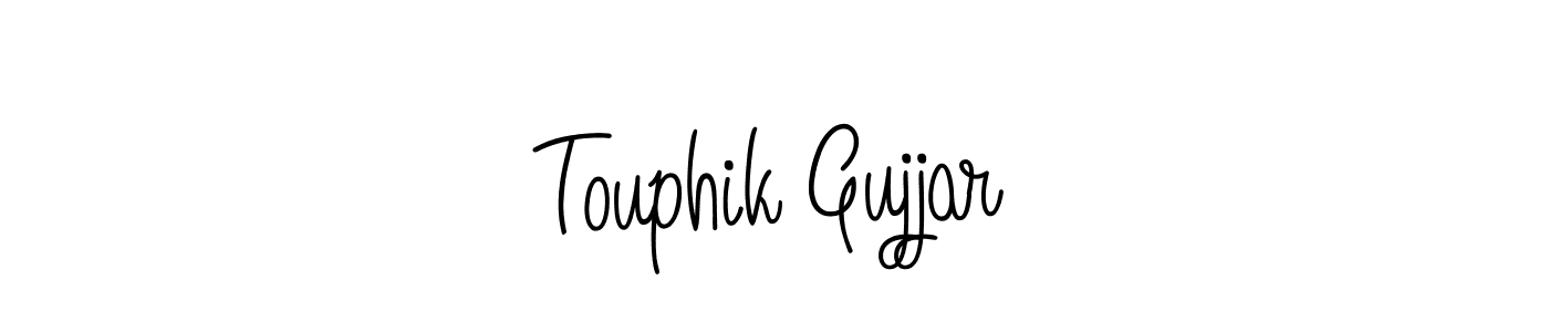 This is the best signature style for the Touphik Gujjar name. Also you like these signature font (Angelique-Rose-font-FFP). Mix name signature. Touphik Gujjar signature style 5 images and pictures png