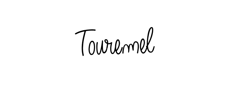Also You can easily find your signature by using the search form. We will create Touremel name handwritten signature images for you free of cost using Angelique-Rose-font-FFP sign style. Touremel signature style 5 images and pictures png