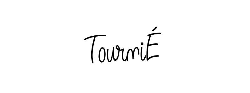 How to make TourniÉ signature? Angelique-Rose-font-FFP is a professional autograph style. Create handwritten signature for TourniÉ name. TourniÉ signature style 5 images and pictures png