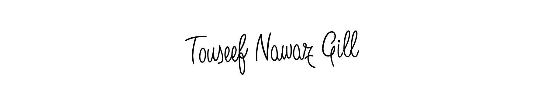 Check out images of Autograph of Touseef Nawaz Gill name. Actor Touseef Nawaz Gill Signature Style. Angelique-Rose-font-FFP is a professional sign style online. Touseef Nawaz Gill signature style 5 images and pictures png