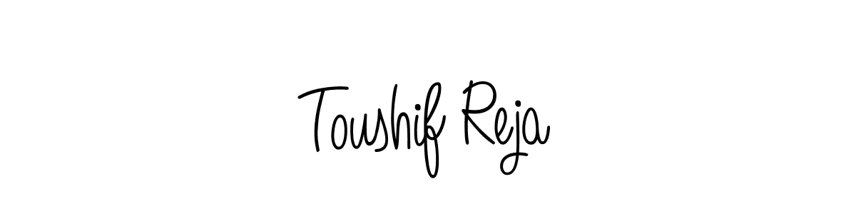 How to make Toushif Reja signature? Angelique-Rose-font-FFP is a professional autograph style. Create handwritten signature for Toushif Reja name. Toushif Reja signature style 5 images and pictures png