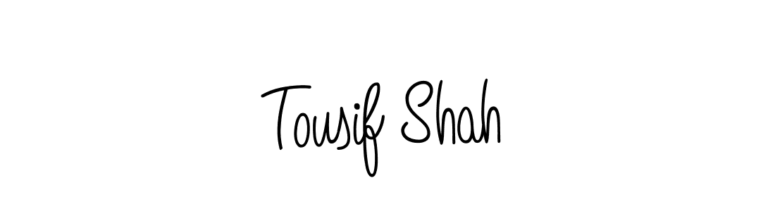 Tousif Shah stylish signature style. Best Handwritten Sign (Angelique-Rose-font-FFP) for my name. Handwritten Signature Collection Ideas for my name Tousif Shah. Tousif Shah signature style 5 images and pictures png