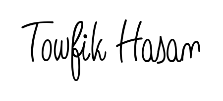 An effortless, minimalist signature concept for Towfik Hasan using Angelique-Rose-font-FFP design. Clean lines that look great on any document. Towfik Hasan signature style 5 images and pictures png
