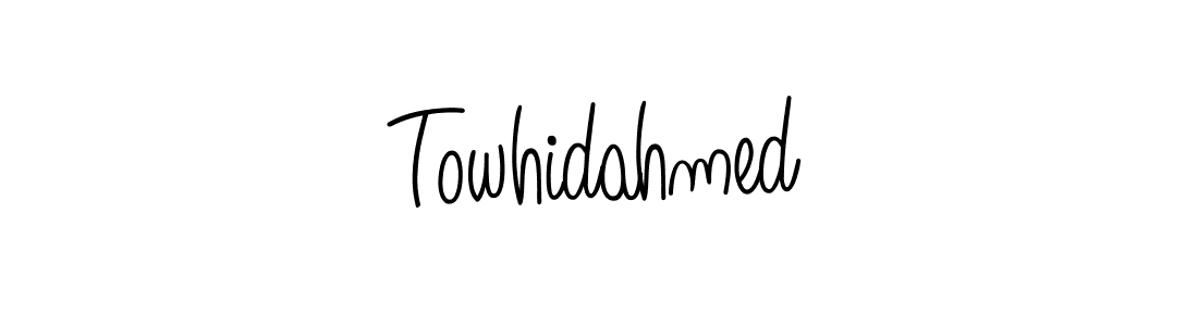 Make a beautiful signature design for name Towhidahmed. Use this online signature maker to create a handwritten signature for free. Towhidahmed signature style 5 images and pictures png