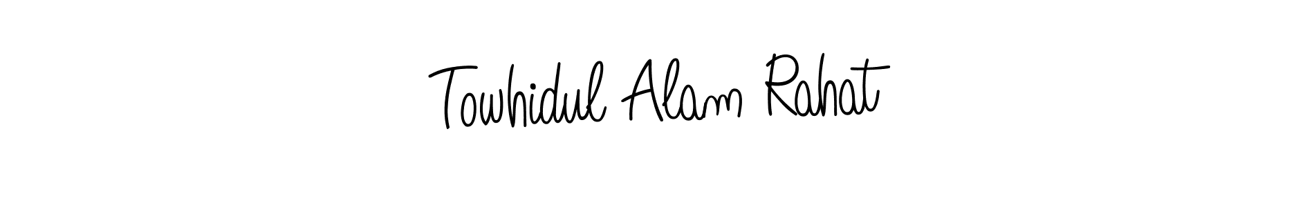 How to Draw Towhidul Alam Rahat signature style? Angelique-Rose-font-FFP is a latest design signature styles for name Towhidul Alam Rahat. Towhidul Alam Rahat signature style 5 images and pictures png