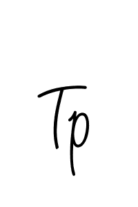 Make a beautiful signature design for name Tp. With this signature (Angelique-Rose-font-FFP) style, you can create a handwritten signature for free. Tp signature style 5 images and pictures png