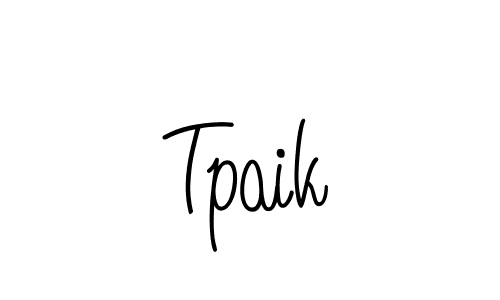 Create a beautiful signature design for name Tpaik. With this signature (Angelique-Rose-font-FFP) fonts, you can make a handwritten signature for free. Tpaik signature style 5 images and pictures png