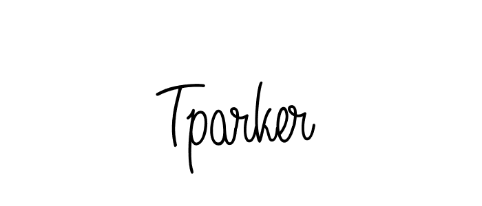 How to make Tparker signature? Angelique-Rose-font-FFP is a professional autograph style. Create handwritten signature for Tparker name. Tparker signature style 5 images and pictures png