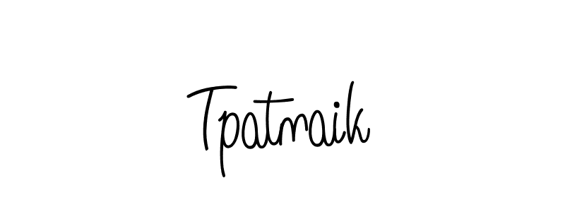 The best way (Angelique-Rose-font-FFP) to make a short signature is to pick only two or three words in your name. The name Tpatnaik include a total of six letters. For converting this name. Tpatnaik signature style 5 images and pictures png