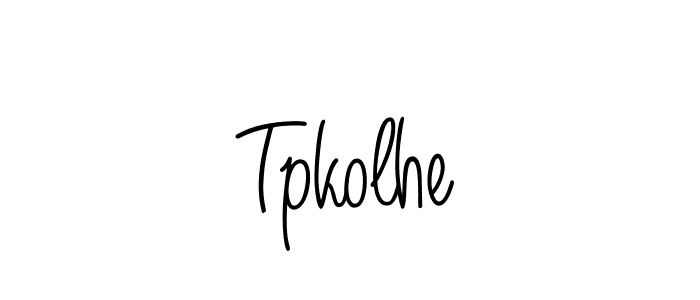 Similarly Angelique-Rose-font-FFP is the best handwritten signature design. Signature creator online .You can use it as an online autograph creator for name Tpkolhe. Tpkolhe signature style 5 images and pictures png