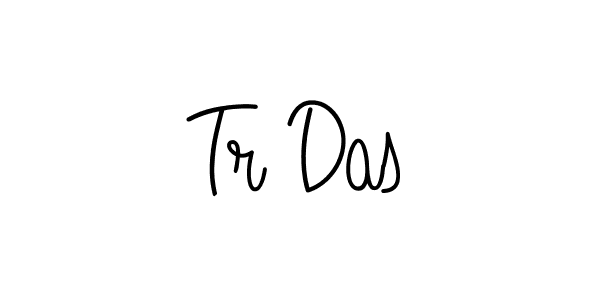 Make a beautiful signature design for name Tr Das. With this signature (Angelique-Rose-font-FFP) style, you can create a handwritten signature for free. Tr Das signature style 5 images and pictures png