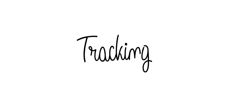 You should practise on your own different ways (Angelique-Rose-font-FFP) to write your name (Tracking) in signature. don't let someone else do it for you. Tracking signature style 5 images and pictures png