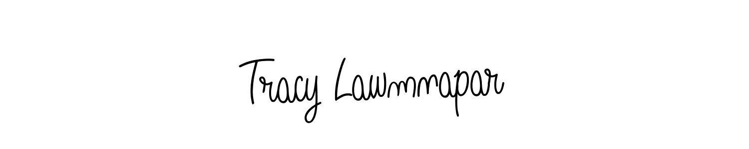 Create a beautiful signature design for name Tracy Lawmnapar. With this signature (Angelique-Rose-font-FFP) fonts, you can make a handwritten signature for free. Tracy Lawmnapar signature style 5 images and pictures png