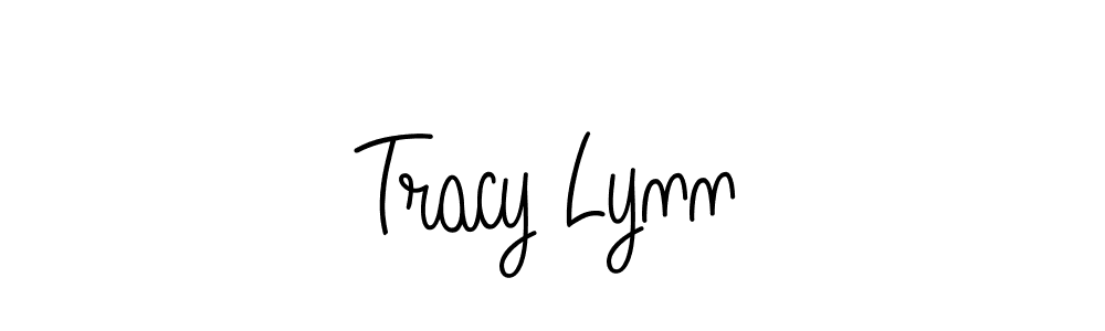 You should practise on your own different ways (Angelique-Rose-font-FFP) to write your name (Tracy Lynn) in signature. don't let someone else do it for you. Tracy Lynn signature style 5 images and pictures png