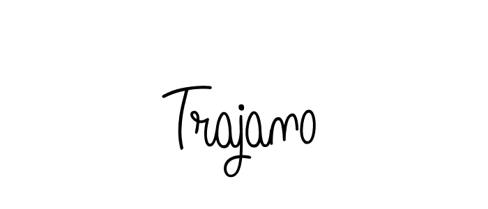 The best way (Angelique-Rose-font-FFP) to make a short signature is to pick only two or three words in your name. The name Trajano include a total of six letters. For converting this name. Trajano signature style 5 images and pictures png