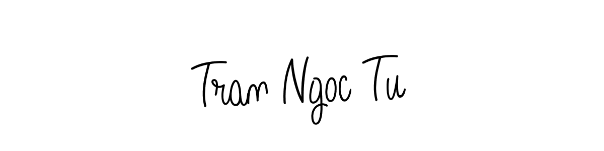 How to Draw Tran Ngoc Tu signature style? Angelique-Rose-font-FFP is a latest design signature styles for name Tran Ngoc Tu. Tran Ngoc Tu signature style 5 images and pictures png