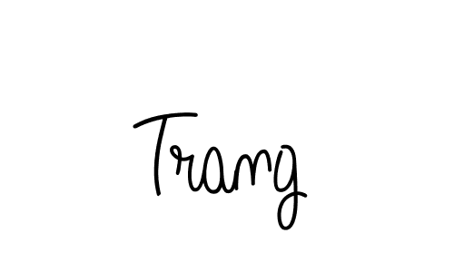 Create a beautiful signature design for name Trang. With this signature (Angelique-Rose-font-FFP) fonts, you can make a handwritten signature for free. Trang signature style 5 images and pictures png