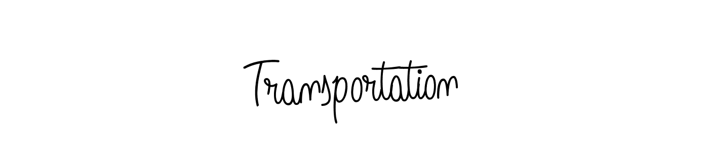 Create a beautiful signature design for name Transportation. With this signature (Angelique-Rose-font-FFP) fonts, you can make a handwritten signature for free. Transportation signature style 5 images and pictures png
