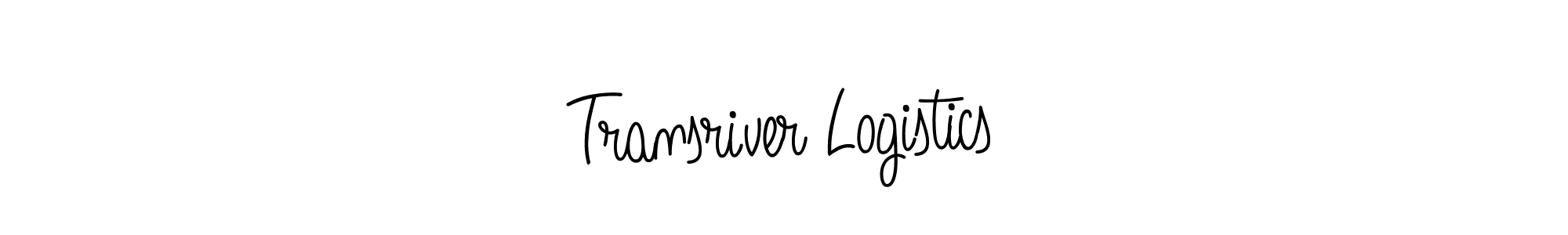 Design your own signature with our free online signature maker. With this signature software, you can create a handwritten (Angelique-Rose-font-FFP) signature for name Transriver Logistics. Transriver Logistics signature style 5 images and pictures png