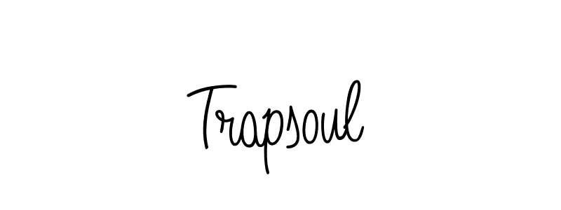 Create a beautiful signature design for name Trapsoul. With this signature (Angelique-Rose-font-FFP) fonts, you can make a handwritten signature for free. Trapsoul signature style 5 images and pictures png