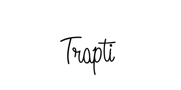 How to Draw Trapti signature style? Angelique-Rose-font-FFP is a latest design signature styles for name Trapti. Trapti signature style 5 images and pictures png