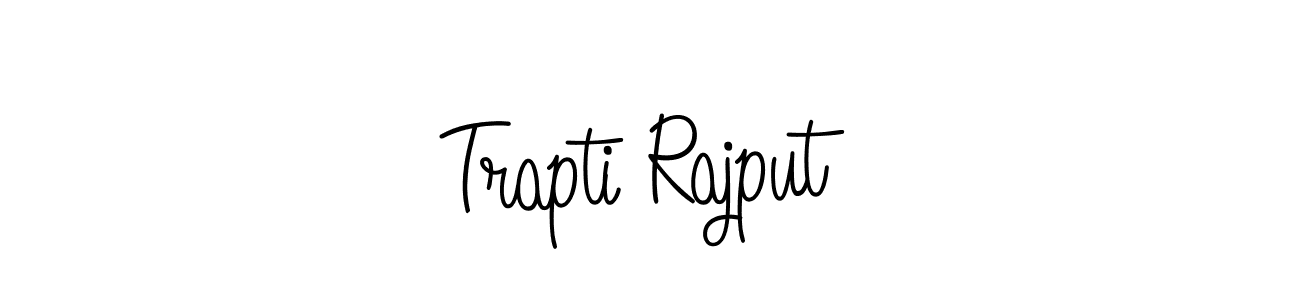 Also we have Trapti Rajput name is the best signature style. Create professional handwritten signature collection using Angelique-Rose-font-FFP autograph style. Trapti Rajput signature style 5 images and pictures png