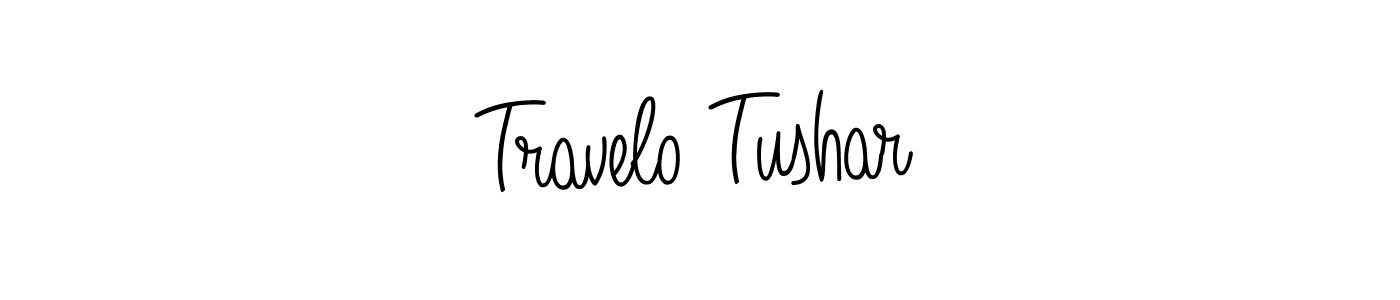 Angelique-Rose-font-FFP is a professional signature style that is perfect for those who want to add a touch of class to their signature. It is also a great choice for those who want to make their signature more unique. Get Travelo Tushar name to fancy signature for free. Travelo Tushar signature style 5 images and pictures png