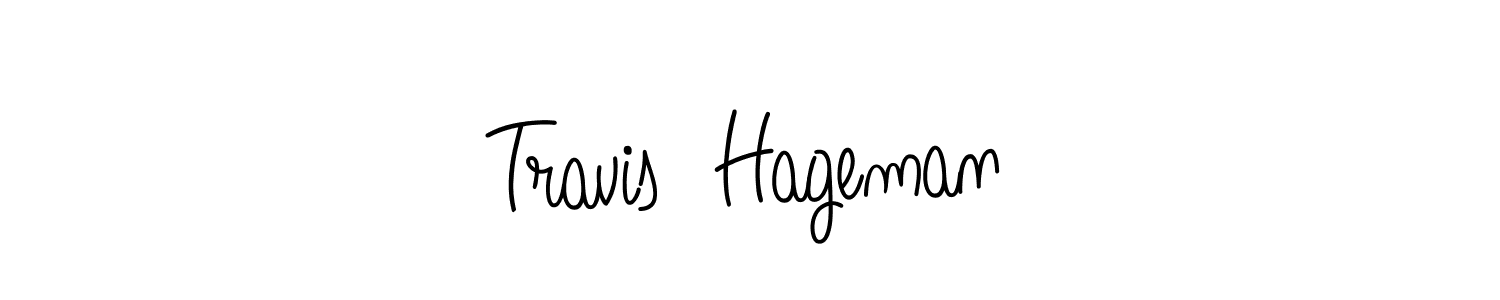 Also we have Travis  Hageman name is the best signature style. Create professional handwritten signature collection using Angelique-Rose-font-FFP autograph style. Travis  Hageman signature style 5 images and pictures png