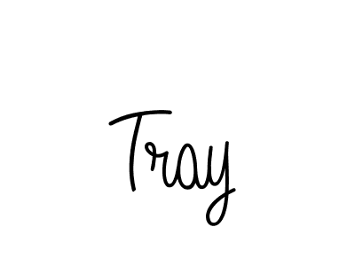 You should practise on your own different ways (Angelique-Rose-font-FFP) to write your name (Tray) in signature. don't let someone else do it for you. Tray signature style 5 images and pictures png