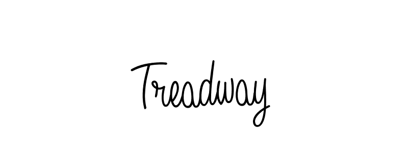 Also we have Treadway name is the best signature style. Create professional handwritten signature collection using Angelique-Rose-font-FFP autograph style. Treadway signature style 5 images and pictures png