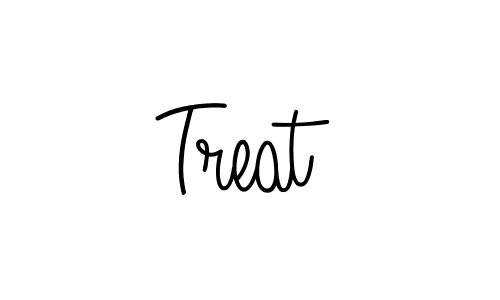 How to make Treat name signature. Use Angelique-Rose-font-FFP style for creating short signs online. This is the latest handwritten sign. Treat signature style 5 images and pictures png