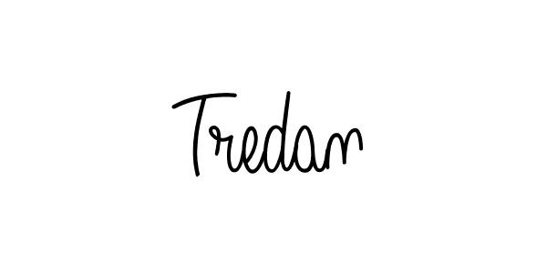 You should practise on your own different ways (Angelique-Rose-font-FFP) to write your name (Tredan) in signature. don't let someone else do it for you. Tredan signature style 5 images and pictures png