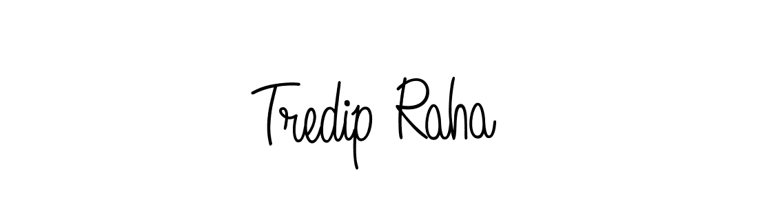 You should practise on your own different ways (Angelique-Rose-font-FFP) to write your name (Tredip Raha) in signature. don't let someone else do it for you. Tredip Raha signature style 5 images and pictures png