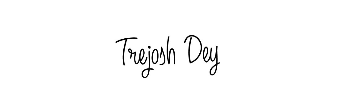 Also we have Trejosh Dey name is the best signature style. Create professional handwritten signature collection using Angelique-Rose-font-FFP autograph style. Trejosh Dey signature style 5 images and pictures png