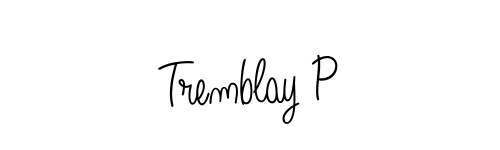 How to Draw Tremblay P signature style? Angelique-Rose-font-FFP is a latest design signature styles for name Tremblay P. Tremblay P signature style 5 images and pictures png