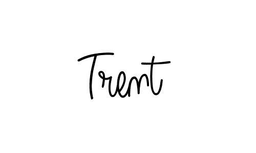 Design your own signature with our free online signature maker. With this signature software, you can create a handwritten (Angelique-Rose-font-FFP) signature for name Trent. Trent signature style 5 images and pictures png