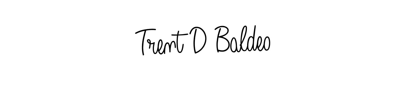 Similarly Angelique-Rose-font-FFP is the best handwritten signature design. Signature creator online .You can use it as an online autograph creator for name Trent D Baldeo. Trent D Baldeo signature style 5 images and pictures png