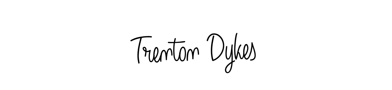 Best and Professional Signature Style for Trenton Dykes. Angelique-Rose-font-FFP Best Signature Style Collection. Trenton Dykes signature style 5 images and pictures png