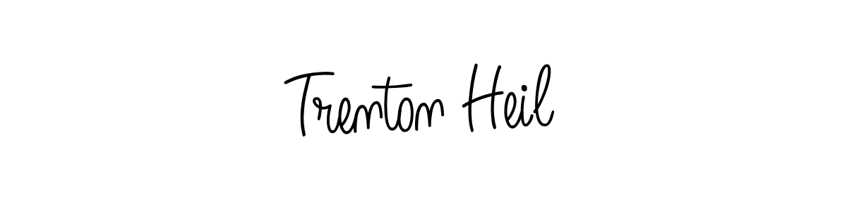 This is the best signature style for the Trenton Heil name. Also you like these signature font (Angelique-Rose-font-FFP). Mix name signature. Trenton Heil signature style 5 images and pictures png