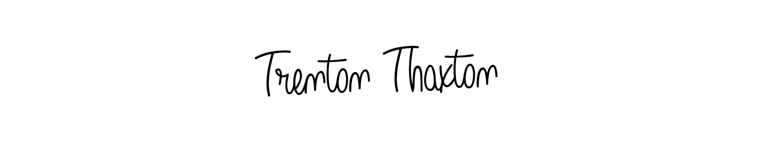 Make a beautiful signature design for name Trenton Thaxton. Use this online signature maker to create a handwritten signature for free. Trenton Thaxton signature style 5 images and pictures png