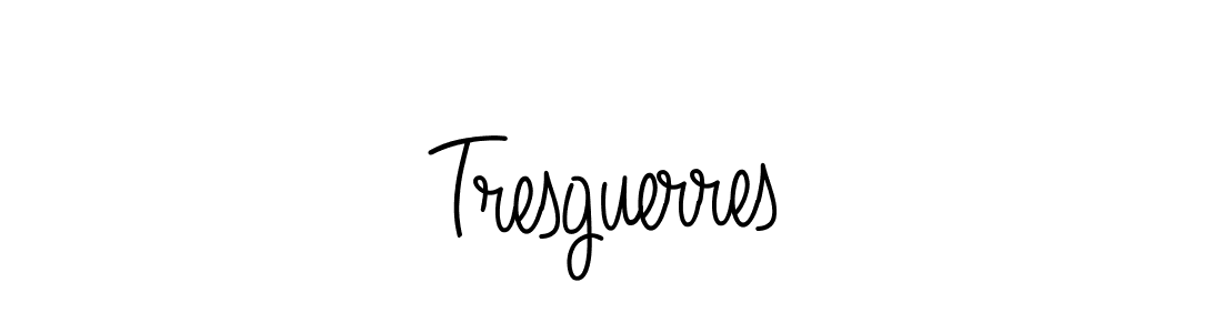 Use a signature maker to create a handwritten signature online. With this signature software, you can design (Angelique-Rose-font-FFP) your own signature for name Tresguerres. Tresguerres signature style 5 images and pictures png