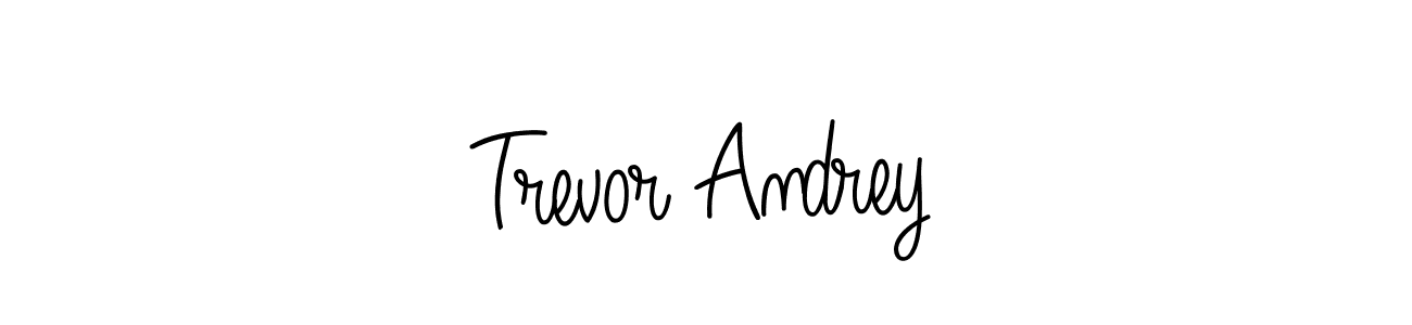 Make a short Trevor Andrey signature style. Manage your documents anywhere anytime using Angelique-Rose-font-FFP. Create and add eSignatures, submit forms, share and send files easily. Trevor Andrey signature style 5 images and pictures png