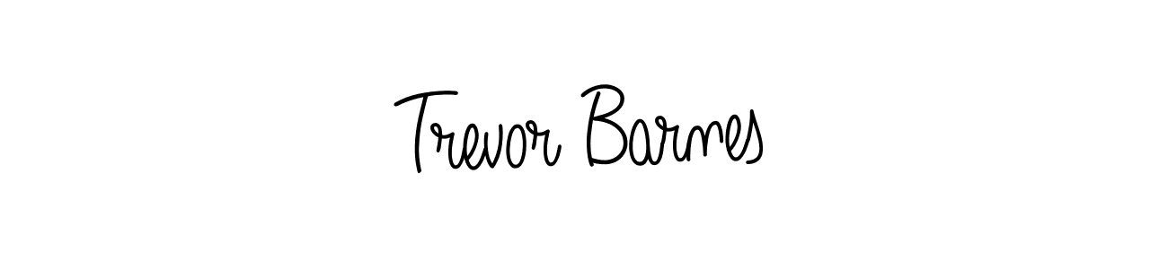 Use a signature maker to create a handwritten signature online. With this signature software, you can design (Angelique-Rose-font-FFP) your own signature for name Trevor Barnes. Trevor Barnes signature style 5 images and pictures png